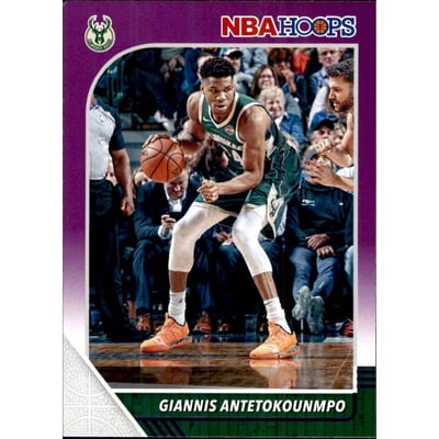 2019-20 Hoops Purple #102 Giannis Antetokounmpo