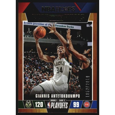 2019-20 Hoops Road to the Finals #16 Giannis Antetokounmpo R1