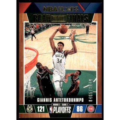 2019-20 Hoops Road to the Finals #5 Giannis Antetokounmpo R1