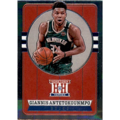 2019-20 Panini Chronicles #559 Giannis Antetokounmpo/Hometown Heroes Optic