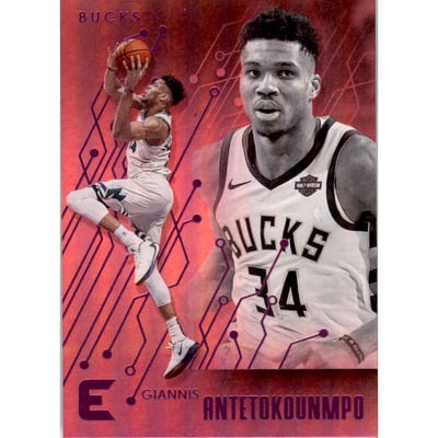 2019-20 Panini Chronicles Pink #221 Giannis Antetokounmpo/Essentials