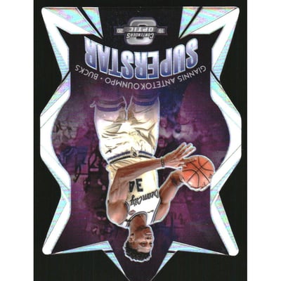 2019-20 Panini Contenders Optic Superstars #4 Giannis Antetokounmpo