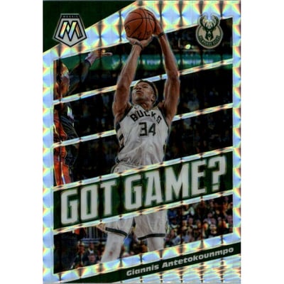 2019-20 Panini Mosaic Got Game? Mosaic #25 Giannis Antetokounmpo