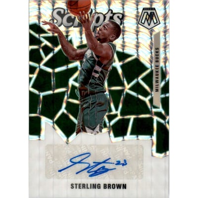 2019-20 Panini Mosaic Scripts #37 Sterling Brown