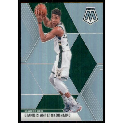 2019-20 Panini Mosaic Silver #75 Giannis Antetokounmpo
