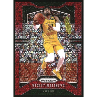 2019-20 Panini Prizm Prizms Fast Break Red #214 Wesley Matthews