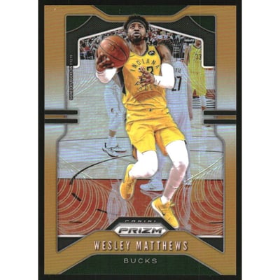 2019-20 Panini Prizm Prizms Orange #214 Wesley Matthews