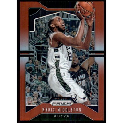 2019-20 Panini Prizm Prizms Red #235 Khris Middleton