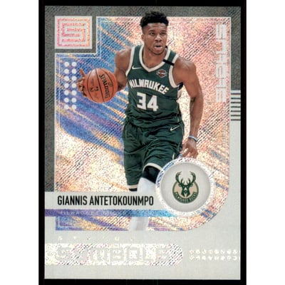 2019-20 Panini Status Status Symbols #4 Giannis Antetokounmpo