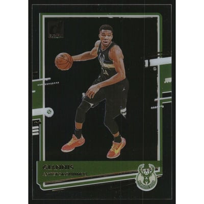 2020-21 Clearly Donruss Gold #21 Giannis Antetokounmpo