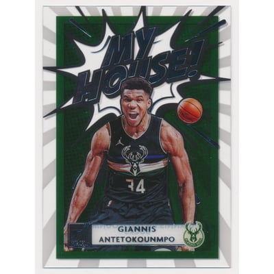 2020-21 Clearly Donruss My House #1 Giannis Antetokounmpo