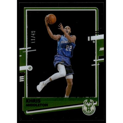 2020-21 Clearly Donruss Red #12 Khris Middleton