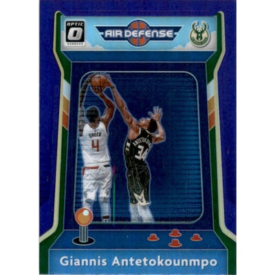 2020-21 Donruss Optic Air Defense Purple #1 Giannis Antetokounmpo
