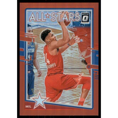 2020-21 Donruss Optic All Stars Red #11 Giannis Antetokounmpo
