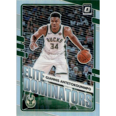 2020-21 Donruss Optic Elite Dominators Holo #12 Giannis Antetokounmpo