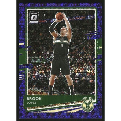 2020-21 Donruss Optic Fast Break Purple #31 Brook Lopez