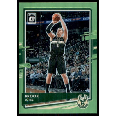 2020-21 Donruss Optic Lime Green #31 Brook Lopez