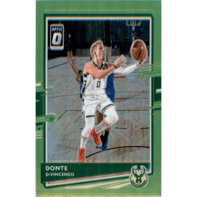 2020-21 Donruss Optic Lime Green #68 Donte DiVincenzo