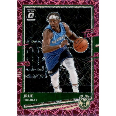 2020-21 Donruss Optic Pink Velocity #106 Jrue Holiday