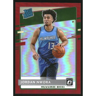 2020-21 Donruss Optic Red #189 Jordan Nwora RR