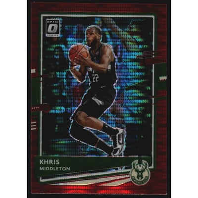 2020-21 Donruss Optic Red Pulsar #55 Khris Middleton