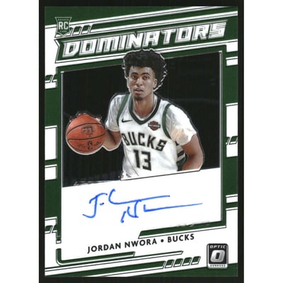 2020-21 Donruss Optic Rookie Dominators Signatures #30 Jordan Nwora