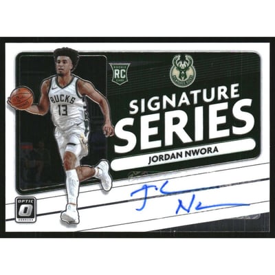 2020-21 Donruss Optic Signature Series #89 Jordan Nwora