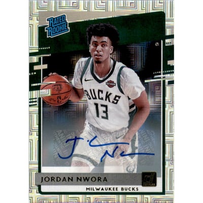 2020-21 Donruss Rated Rookies Signatures Choice #220 Jordan Nwora