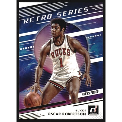 2020-21 Donruss Retro Series Press Proof #19 Oscar Robertson