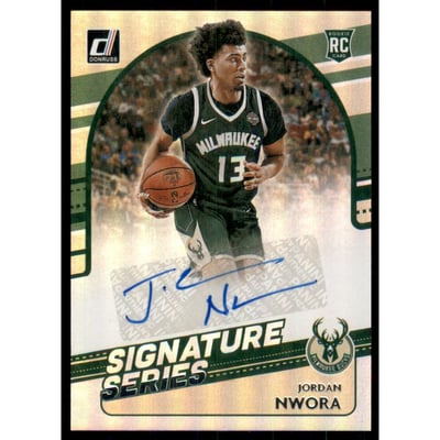 2020-21 Donruss Signature Series #90 Jordan Nwora
