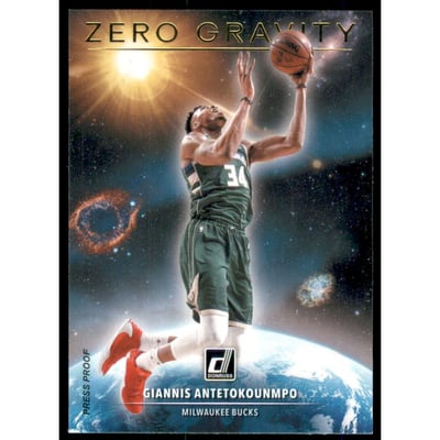 2020-21 Donruss Zero Gravity Press Proof #8 Giannis Antetokounmpo