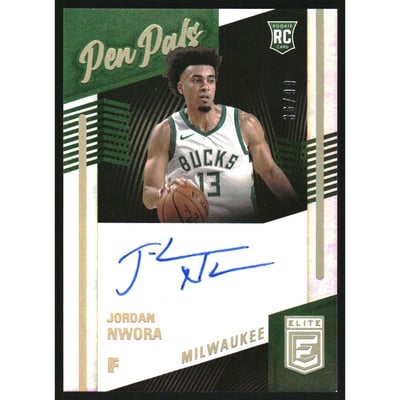 2020-21 Elite Pen Pals #23 Jordan Nwora/99