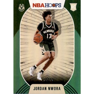 2020-21 Hoops Green #211 Jordan Nwora