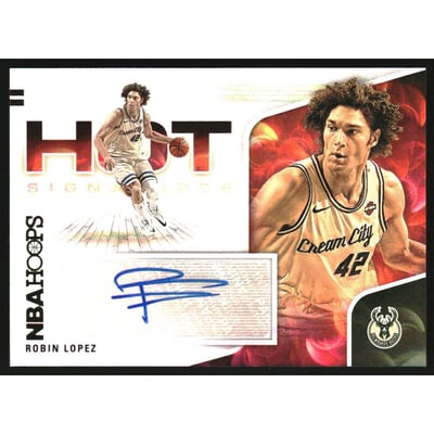 2020-21 Hoops Hot Signatures #29 Robin Lopez
