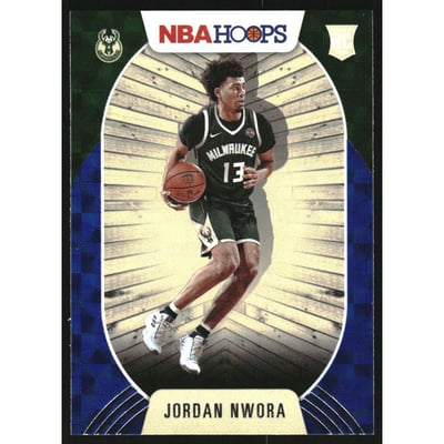 2020-21 Hoops Hyper Blue #211 Jordan Nwora