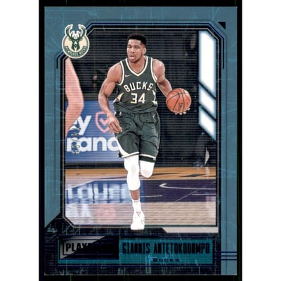 2020-21 Panini Chronicles Blue #185 Giannis Antetokounmpo/Playbook