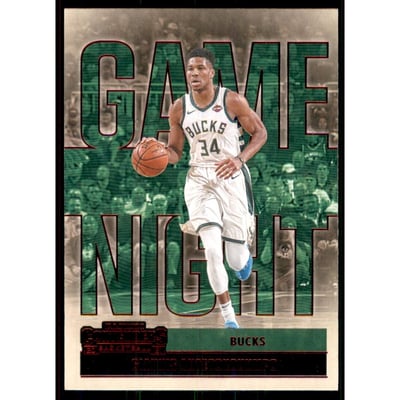 2020-21 Panini Contenders Game Night Ticket Red #12 Giannis Antetokounmpo