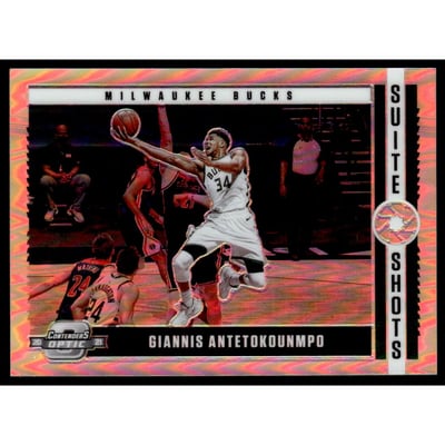 2020-21 Panini Contenders Optic Suite Shots #6 Giannis Antetokounmpo