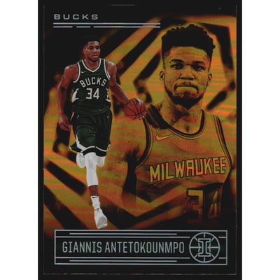 2020-21 Panini Illusions Orange #108 Giannis Antetokounmpo