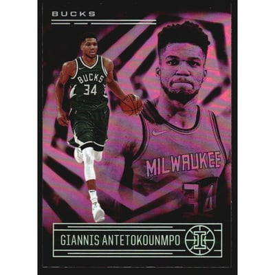 2020-21 Panini Illusions Pink #108 Giannis Antetokounmpo