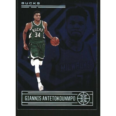 2020-21 Panini Illusions Sapphire #108 Giannis Antetokounmpo