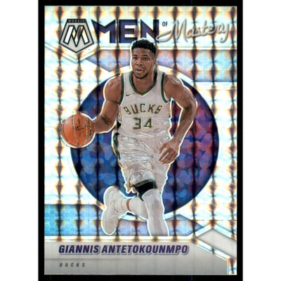 2020-21 Panini Mosaic Men of Mastery Mosaic #19 Giannis Antetokounmpo