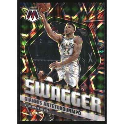 2020-21 Panini Mosaic Swagger #2 Giannis Antetokounmpo