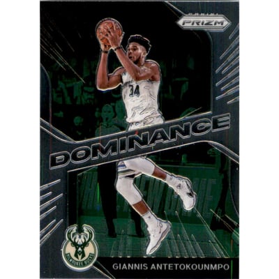 2020-21 Panini Prizm Dominance #7 Giannis Antetokounmpo
