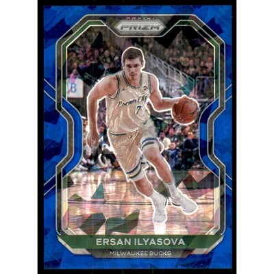 2020-21 Panini Prizm Prizms Blue Ice #40 Ersan Ilyasova