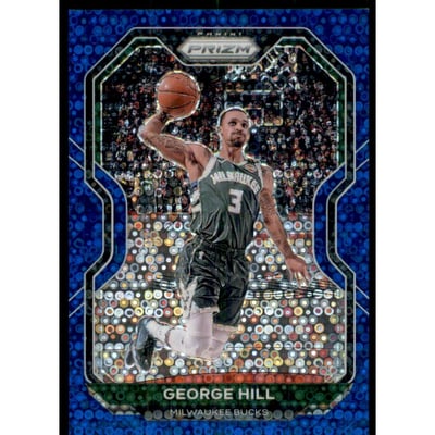 2020-21 Panini Prizm Prizms Fast Break Blue #85 George Hill
