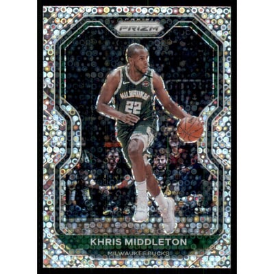 2020-21 Panini Prizm Prizms Fast Break #92 Khris Middleton