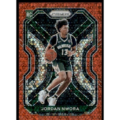 2020-21 Panini Prizm Prizms Fast Break Red #273 Jordan Nwora