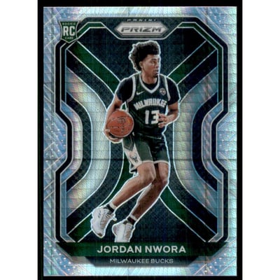 2020-21 Panini Prizm Prizms Hyper #273 Jordan Nwora