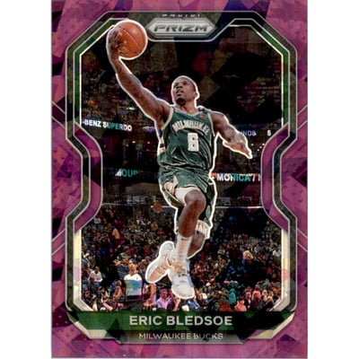 2020-21 Panini Prizm Prizms Purple Ice #17 Eric Bledsoe